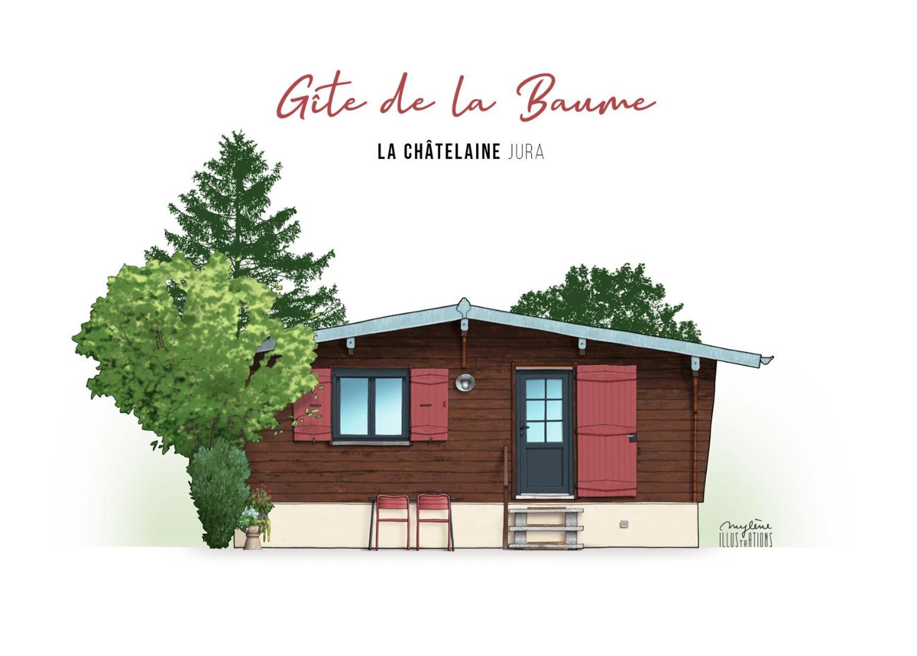 Chalet De La Baume La Chatelaine Exteriör bild